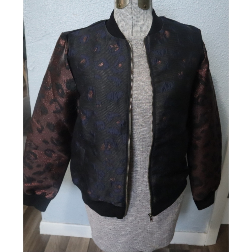 Printed Bomber Jacket Niki and Gabi Wet Seal Collection